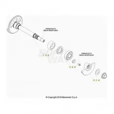 Rabatt Beta RR350 20 Kurbelwelle/Kolben/Ausgleichswelle 1