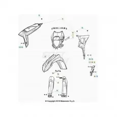 Beta RR390 20 Verkleidung/Sitzbank/Tank 2 Günstig