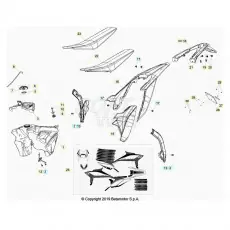 Beta RR390 20 Verkleidung/Sitzbank/Tank 1 Highlight