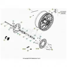 Zertifiziert Beta RR390 20 Hinterrad