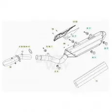 Beta RR390 20 Auspuffsystem Saisonangebot