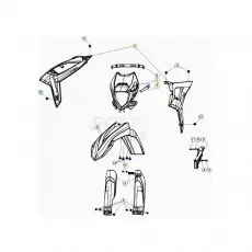 Solange Der Vorrat Reicht Beta RR300RC 20 Verkleidung/Sitzbank/Tank 2