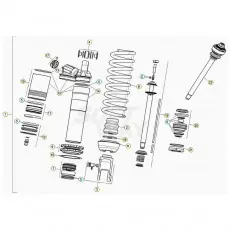 Beta RR300RC 20 Schwingarm/Federbein 1 Begrenztes Angebot