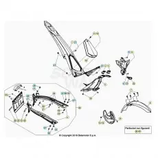 Beta EVO250 20 Verkleidung/Sitzbank/Tank 1 Neue Kollektion