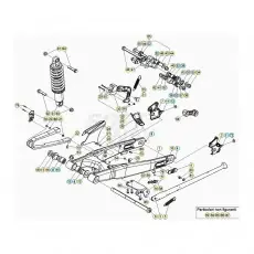 Preisknaller Beta EVO250 20 Schwingarm/Federbein 1