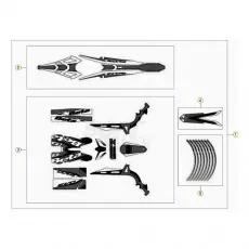 Beta EVO300 SS 20 Verkleidung/Sitzbank/Tank 2 Markenware