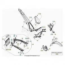 Markenware Beta EVO300 SS 20 Verkleidung/Sitzbank/Tank 1