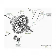 Abverkauf Beta EVO300 SS 20 Hinterrad