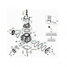 Versand Am Gleichen Tag Beta Xtrainer250 20 Zylinder/Zylinderkopf/Ventiltrieb