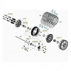 Markenprodukt Beta Xtrainer300 20 Primärtrieb/Kupplung