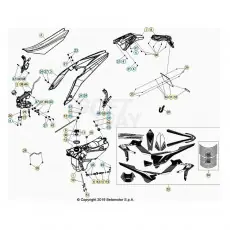 Neu Im Sortiment Beta Xtrainer300 21 Verkleidung/Sitzbank/Tank 2