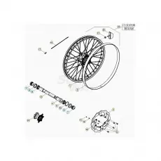 Top-Seller Beta Xtrainer300 21 Vorderrad