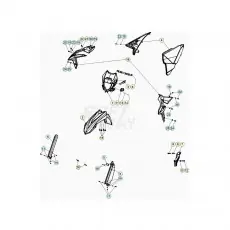 Sale Beta Xtrainer250 21 Verkleidung/Sitzbank/Tank 1