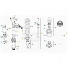 Markenware Beta Xtrainer250 21 Schwingarm/Federbein 2
