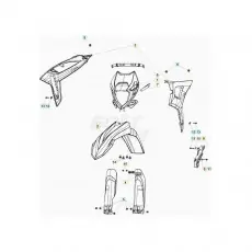 Bestpreis Beta RR480 20 Verkleidung/Sitzbank/Tank 2
