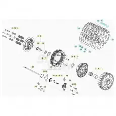 Kostenloser Versand Beta RR480 20 Primärtrieb/Kupplung