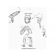 Zertifiziert Beta RR430 20 Verkleidung/Sitzbank/Tank 2