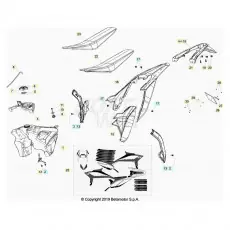 Direkt Vom Hersteller Beta RR430 20 Verkleidung/Sitzbank/Tank 1