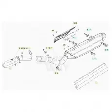 Beliebt Beta RR430 20 Auspuffsystem