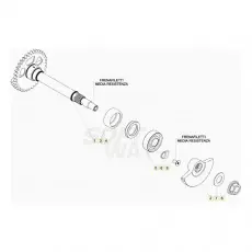 Top-Angebot Beta RR430 20 Kurbelwelle/Kolben/Ausgleichswelle 1