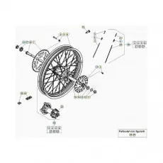 Kostenloser Rückversand Beta EVO300 2T 20 Hinterrad