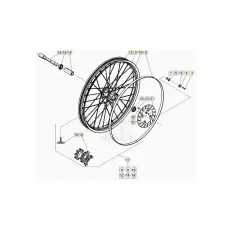 Aktuell Beta EVO300 2T 20 Vorderrad