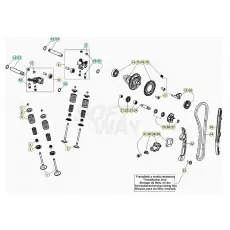 Ausverkauf Beta EVO300 4T 20 Zylinder/Zylinderkopf/Ventiltrieb 2