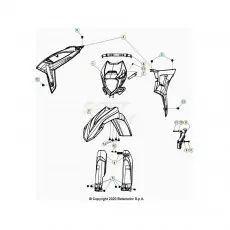 Ausverkauf Beta RR250 21 Verkleidung/Sitzbank/Tank 2