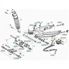 Beta RR250 21 Schwingarm/Federbein 2 Direkt Vom Hersteller