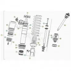 Neu Im Sortiment Beta RR250 21 Schwingarm/Federbein 1
