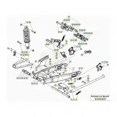 Preisknaller Beta EVO300 2T 20 Schwingarm/Federbein 1