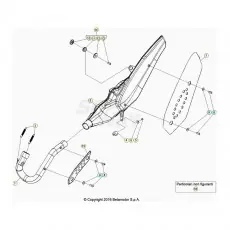 Beta EVO300 4T 20 Auspuffsystem Gratis Versand