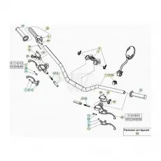 Beta EVO300 4T 20 Lenker/Armaturen Echt