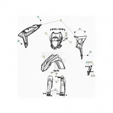 Garantierte Lieferung Beta RR300 21 Verkleidung/Sitzbank/Tank 2