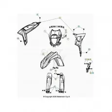 Beta RR200 21 Verkleidung/Sitzbank/Tank 2 Direktkauf
