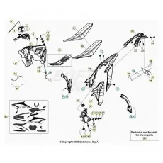 Jetzt Kaufen Beta RR200 21 Verkleidung/Sitzbank/Tank 1