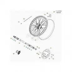 Beta RR200 20 Vorderrad Echt