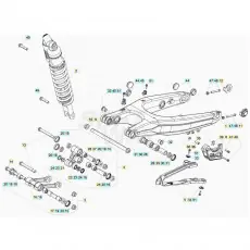 Beta RR200 20 Schwingarm/Federbein 2 Meistverkauft