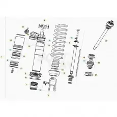 Beta RR200 20 Schwingarm/Federbein 1 Preiswert