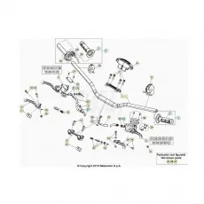 Begrenztes Angebot Beta RR125 21 Lenker/Armaturen