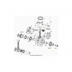 Beta RR200RC 21 Kurbelwelle/Kolben/Ausgleichswelle Begrenztes Angebot