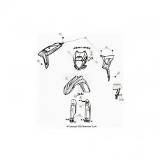 Kracherpreis Beta RR250RC 21 Verkleidung/Sitzbank/Tank 2