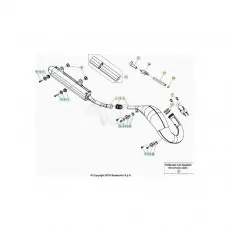 Beta RR125RC 21 Auspuffsystem Preisreduziert