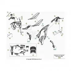 Nur Heute Beta RR300RC 21 Verkleidung/Sitzbank/Tank 1