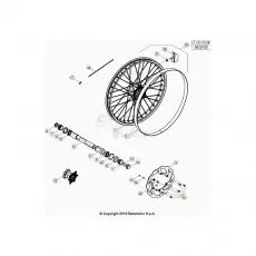 Beta RR300RC 21 Vorderrad Billig