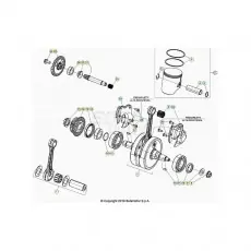 Beta RR300RC 21 Kurbelwelle/Kolben/Ausgleichswelle Top-Seller