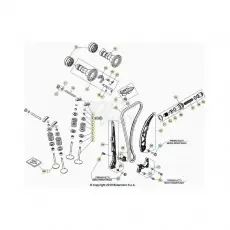 Zertifiziert Beta RR390RC 20 4T Zylinder/Zylinderkopf/Ventiltrieb 2