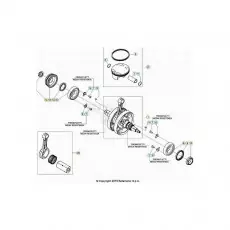 Rabatt Beta RR390RC 20 4T Kurbelwelle/Kolben/Ausgleichswelle 2