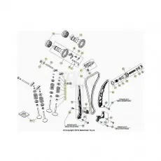 Markenprodukt Beta RR350RC 20 4T Zylinder/Zylinderkopf/Ventiltrieb 2
