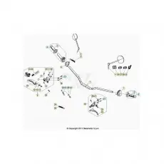 Beta RR125 LC 20 Lenker/Armaturen Echt